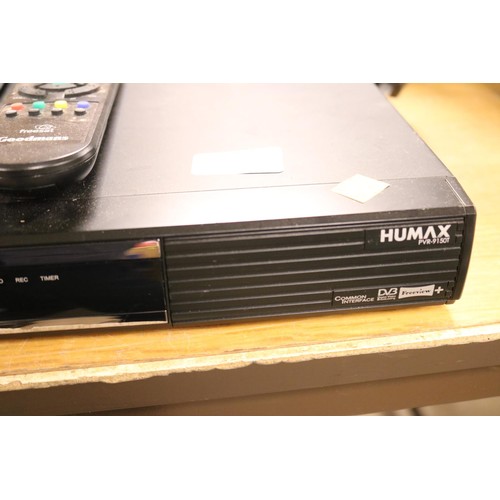 117 - Humax free view plus/jvc dvd/goodmans digi box - warranted until noon Tues following the above sale