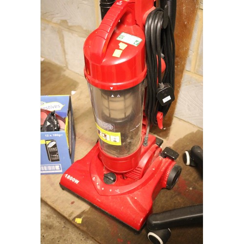 174 - Upright hoover vacuum cleaner 1800w - warranted until 12 noon Tuesday following the above sale