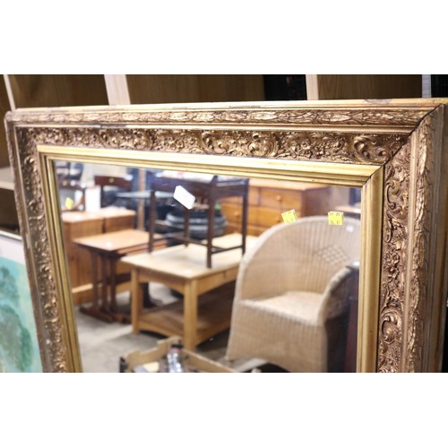 390 - Large gilt framed mirror