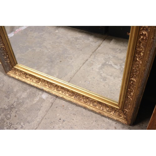 390 - Large gilt framed mirror