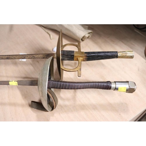 396A - 2 fencing swords