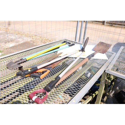 16 - Selection of garden tools