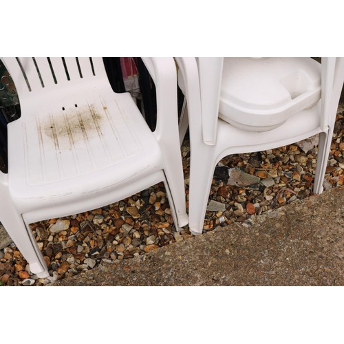 12 - Qty of garden chairs