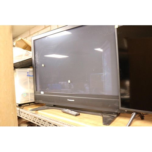 99 - Large Panasonic TV with remote - warranted until 12 noon Tuesday following the above sale