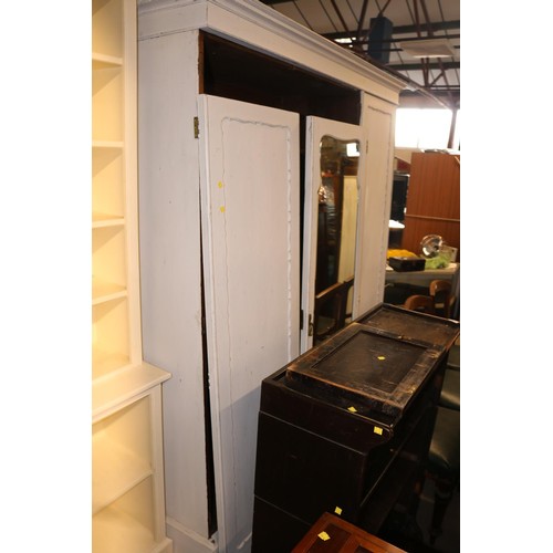 738 - Antique double wardrobe