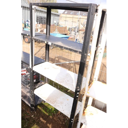 37 - 3 x 4 shelf Metal shelving