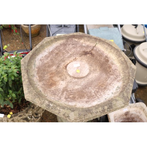 72 - Large Stone birdbath