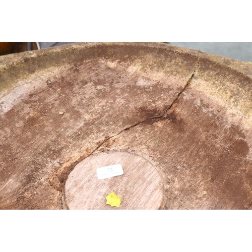 72 - Large Stone birdbath