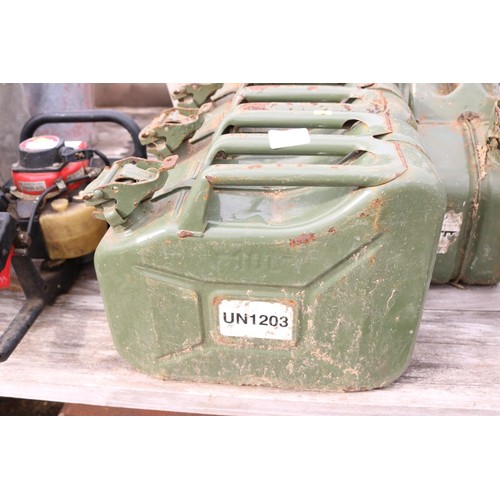 80 - 4 x 10ltr jerry cans