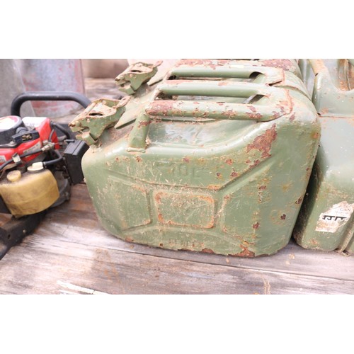 80 - 4 x 10ltr jerry cans