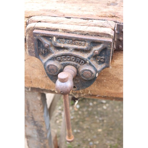 98 - Wooden carpenters bench