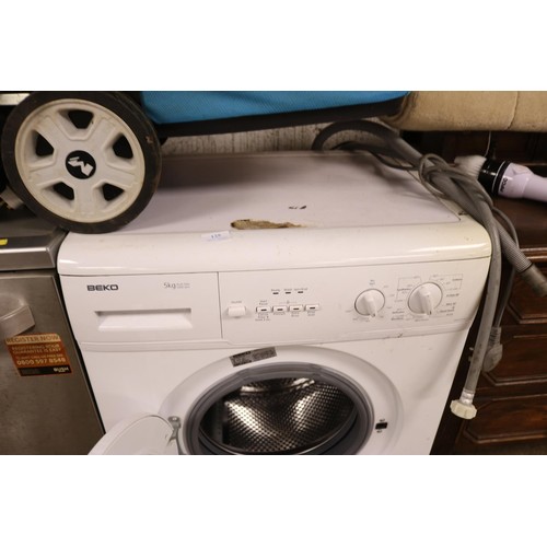 125 - Beko washing machine - warranted until noon Tues following the above sale