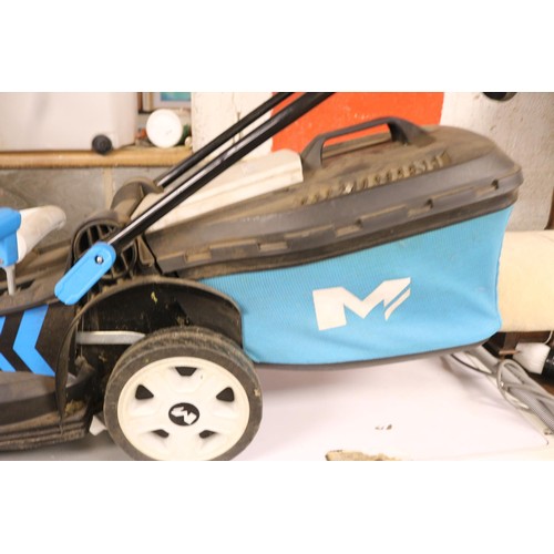 126 - McCallister lawnmower - warranted until 12 noon Tuesday following the above sale