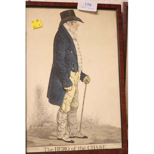 158 - 2 x Richard Dighton character prints - 1809