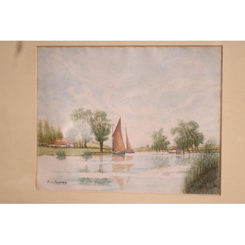 161 - Norfolk watercolours by figg/james/purcell/j hunt