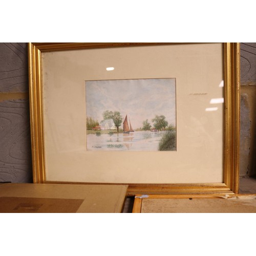 161 - Norfolk watercolours by figg/james/purcell/j hunt