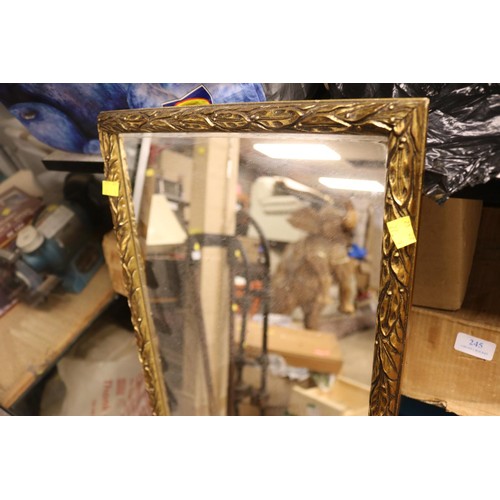 191 - Thin gold mirror