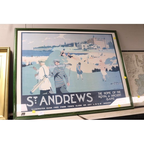 193 - St Andrews advertising print