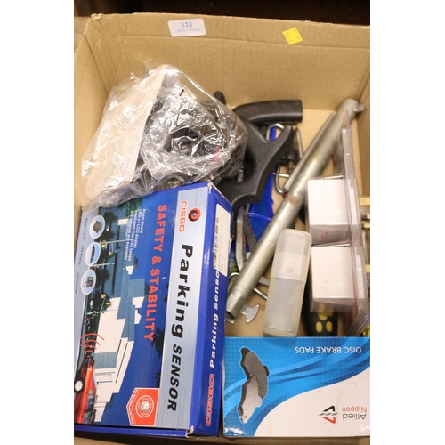 321 - Box of tools, etc