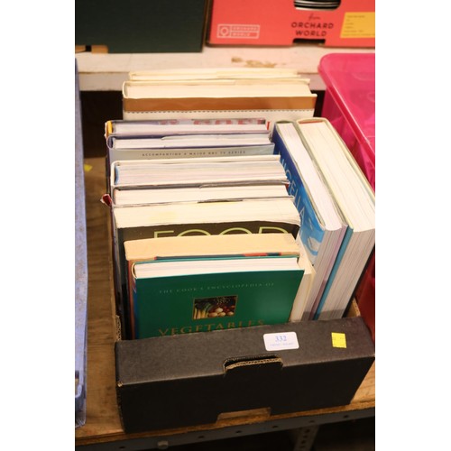 332 - Box of cookery books