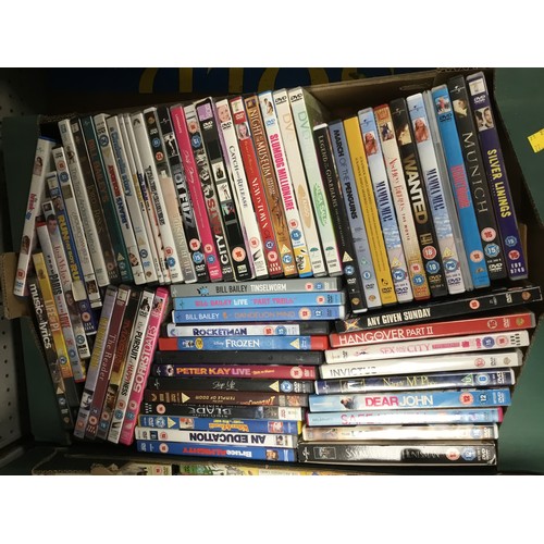 295 - 2 boxes of dvd's