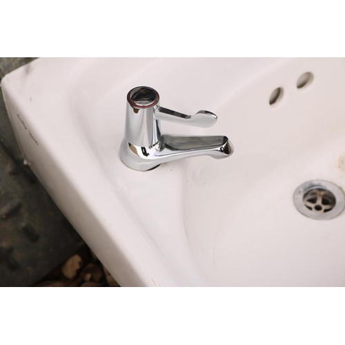 14 - Armitage Shanks sink with new taps