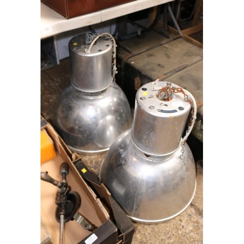 202 - Pair of heater lamps - to be installed and tested by a qualified electrician