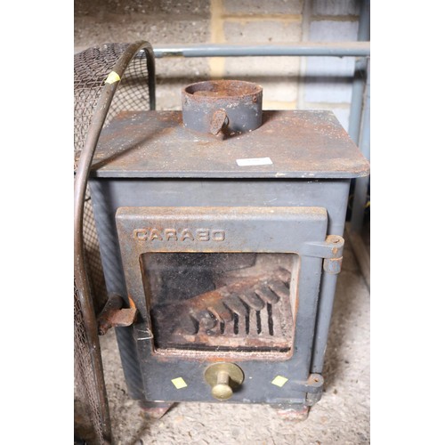 203A - Log/wood burner/fender, fir guard, stool, companion sets