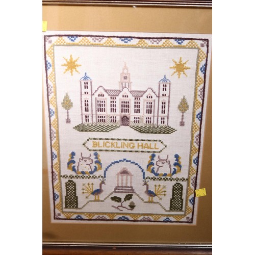 579 - Blickling sampler & 1 other