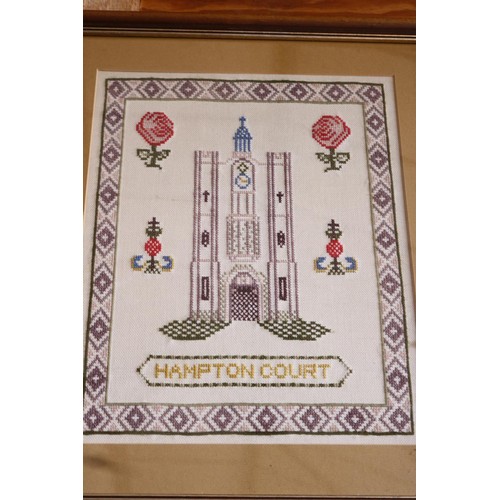 579 - Blickling sampler & 1 other