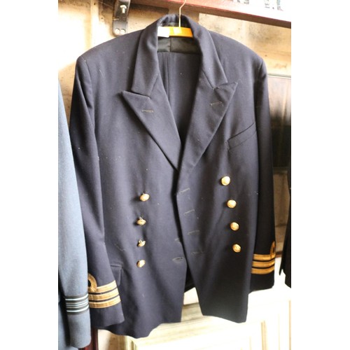 593 - Royal naval commander uniform, jacket & trousers
