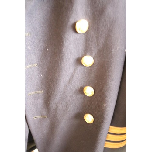 593 - Royal naval commander uniform, jacket & trousers