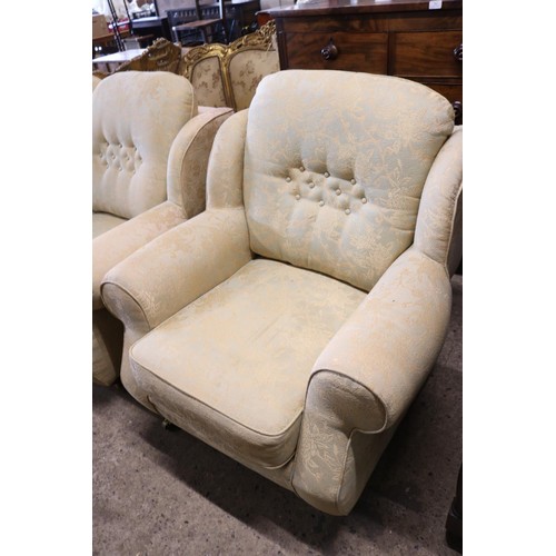 728 - 3 piece suite (3 seater, 2 seater & a chair)