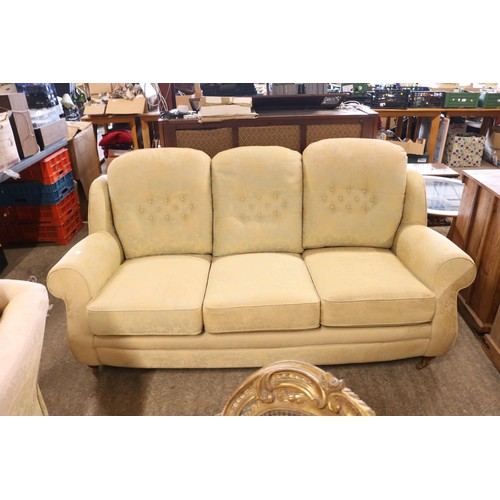 728 - 3 piece suite (3 seater, 2 seater & a chair)