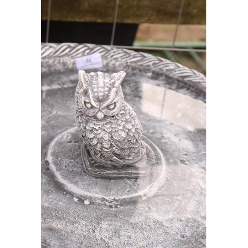 31 - Large bird bath