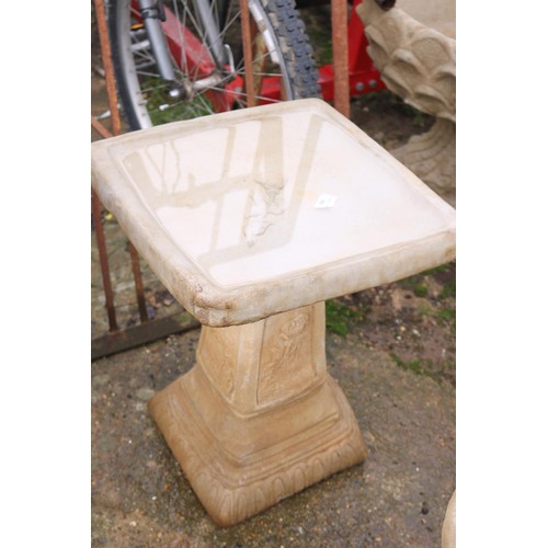 50 - Rose design bird bath