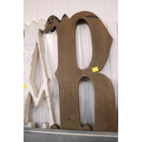 129 - MDF letters spelling bar