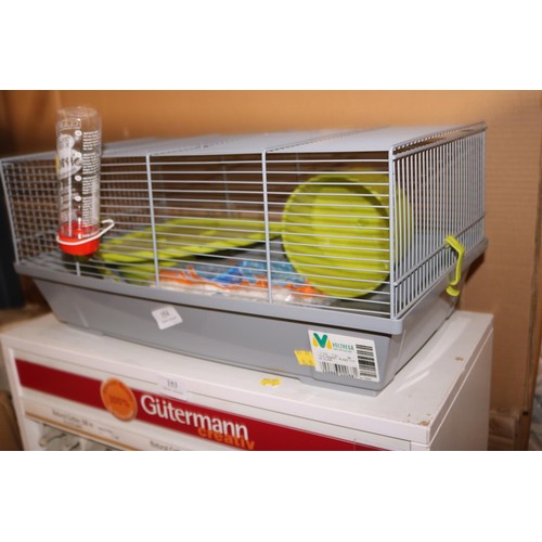 154 - Hamster cage & accessories