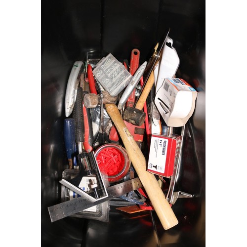 168 - 2 tool boxes of tools, incl Black & Decker saw, etc - warranted until 12 noon Tuesday following the ... 