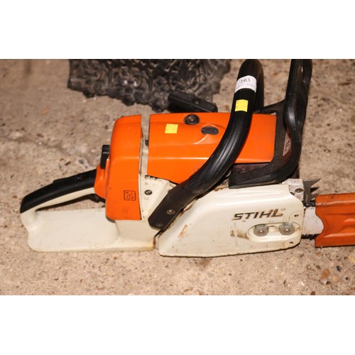 203 - Stihl chainsaw MS 240