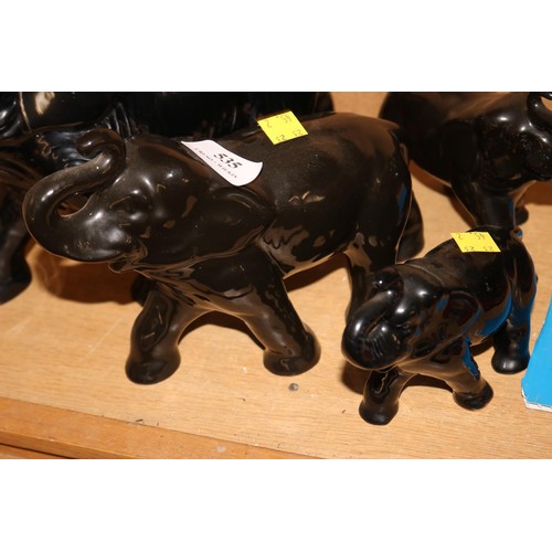 535 - 4 Sylvac elephants (graduated)