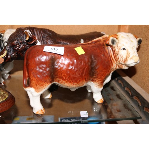 539 - various cattle ornaments