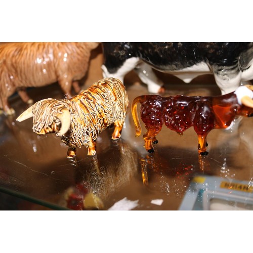 539 - various cattle ornaments