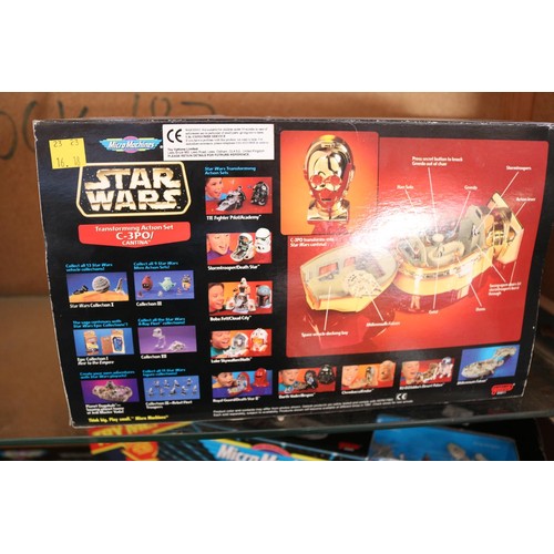 554 - Star Wars micro machines - unopened C3PO playset