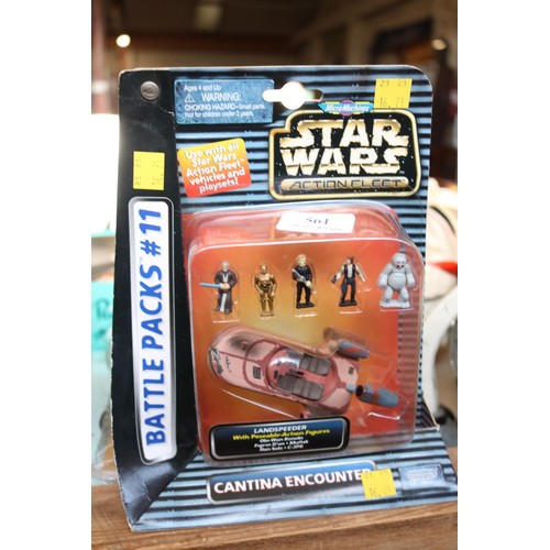 561 - Star Wars micro machines - unopened battle packs 11+4
