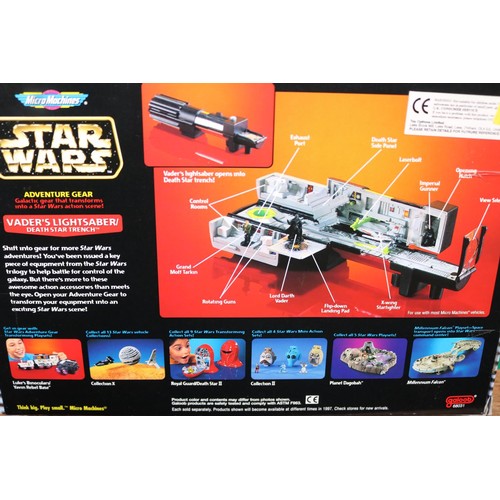 570 - Star Wars micro machines - unopened Vaders Light Saber playset