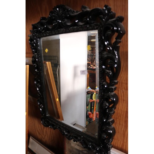 604 - Decorative framed mirror