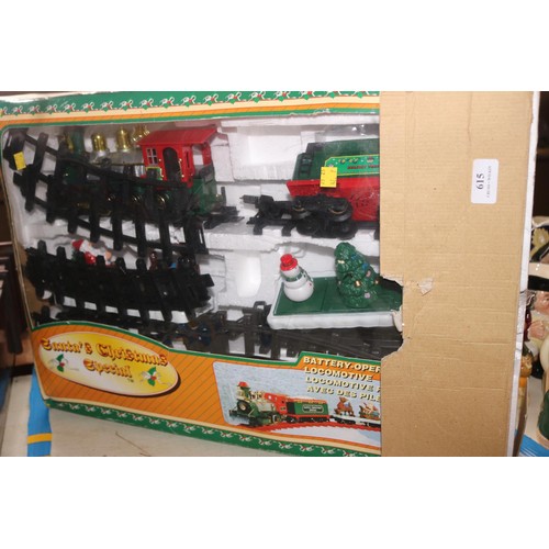 615 - Christmas train set