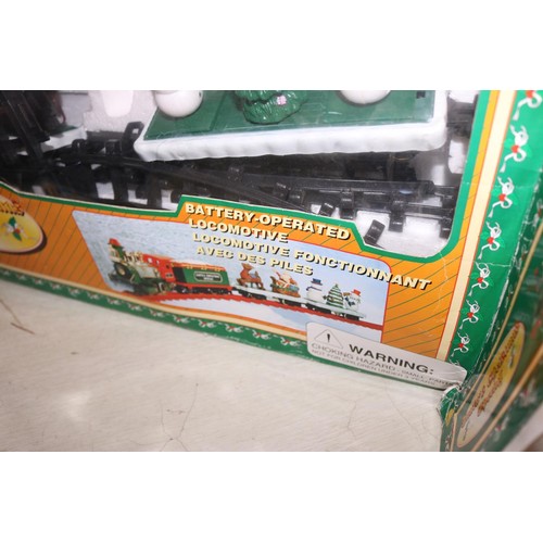 615 - Christmas train set