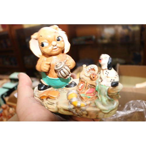 621 - 3 boxed Pendelfin ornaments; sergeant cliff, treasure, scout
